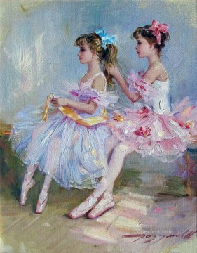 Impresionismo Painting - Pretty Woman KR 023 Pequeñas bailarinas de ballet